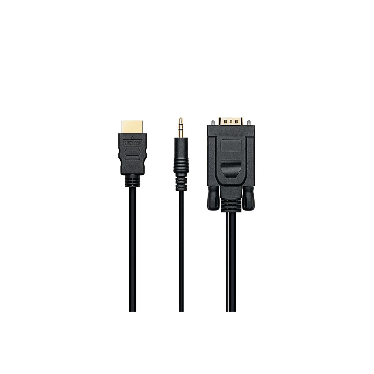 2mtr HDMI male to VGA + Audio Male Cable