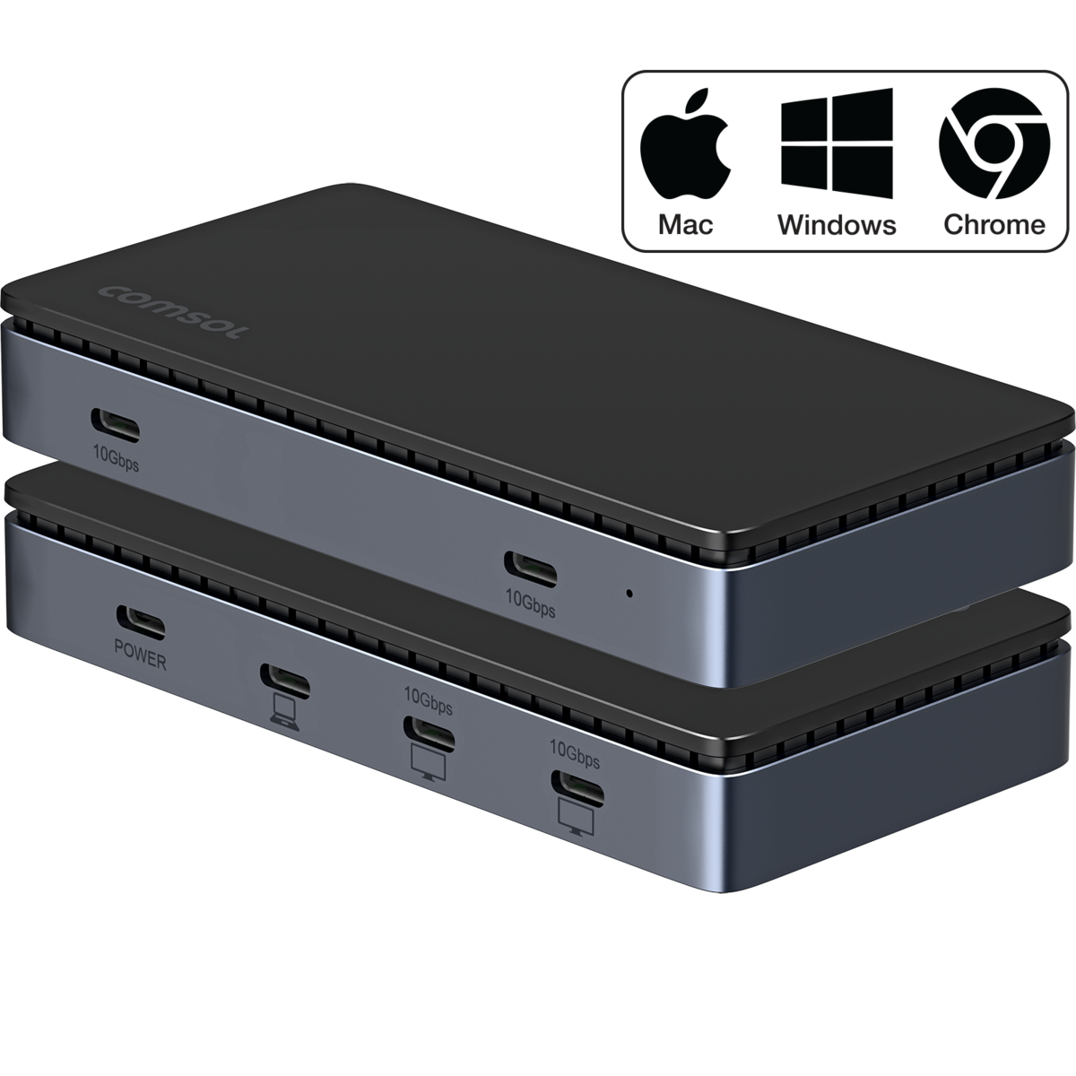 Comsol Dual Monitor USB4 Docking Station
