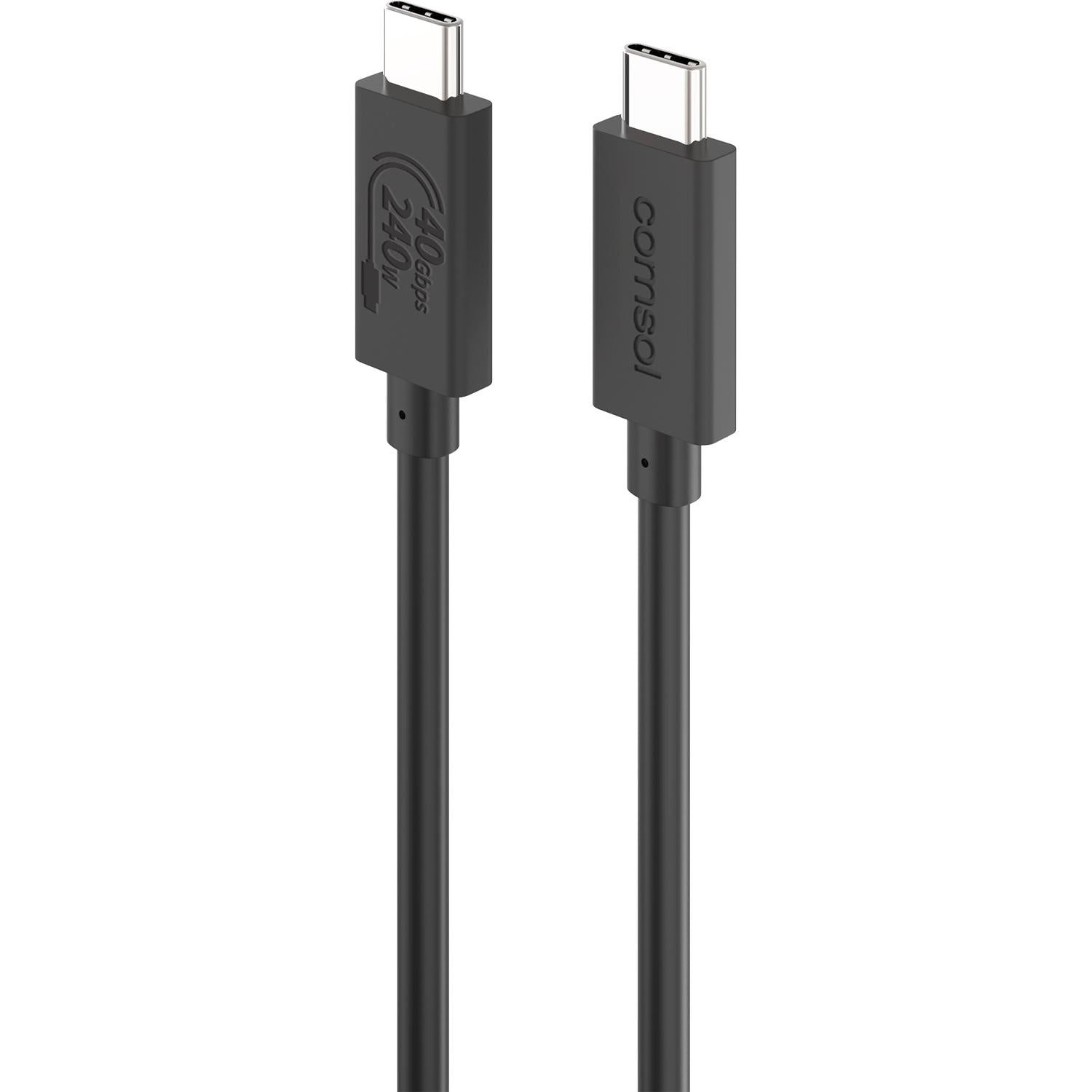 Comsol 1m USB 4 USB-C to USB-C 240W Charging Cable 40Gbps