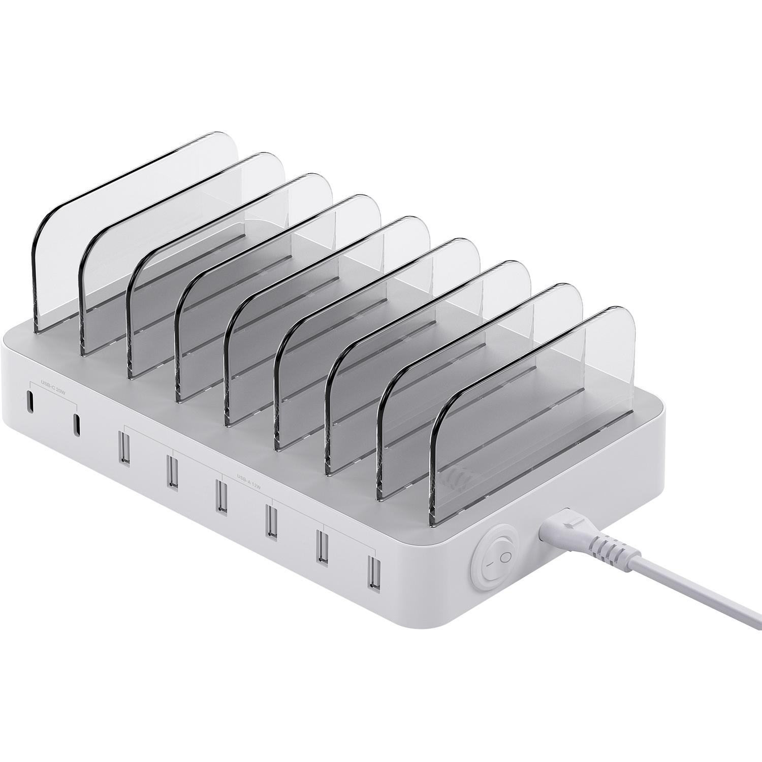 Comsol 75W 8 Port Desktop USB Charging Station