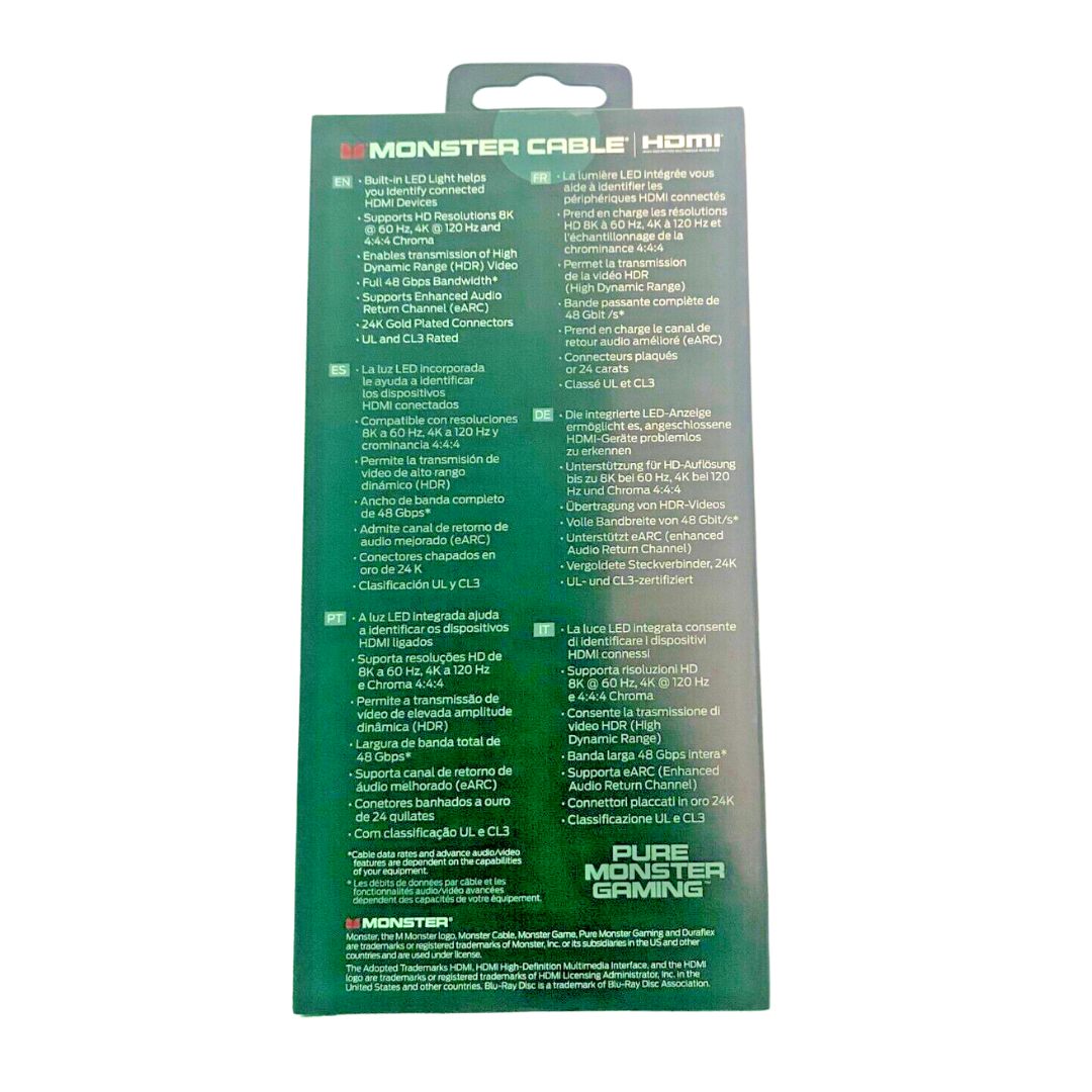 Monster 8K UHS Cobalt HDMI Cable 1.5M