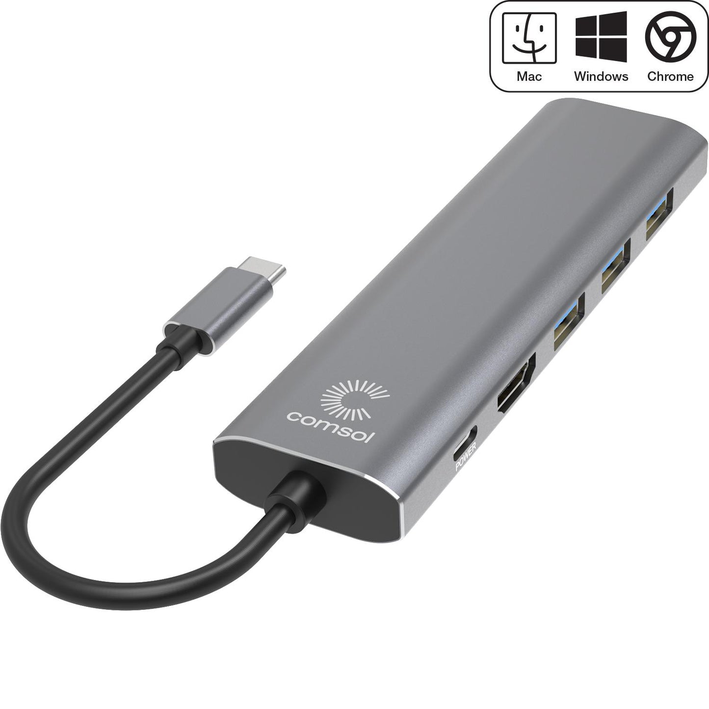 USB-C 4K HDMI Multiport Adapter with USB-C PD Power