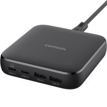 Comsol 65W 4 Port USB Desktop Charger