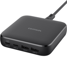 Comsol 65W 4 Port USB Desktop Charger