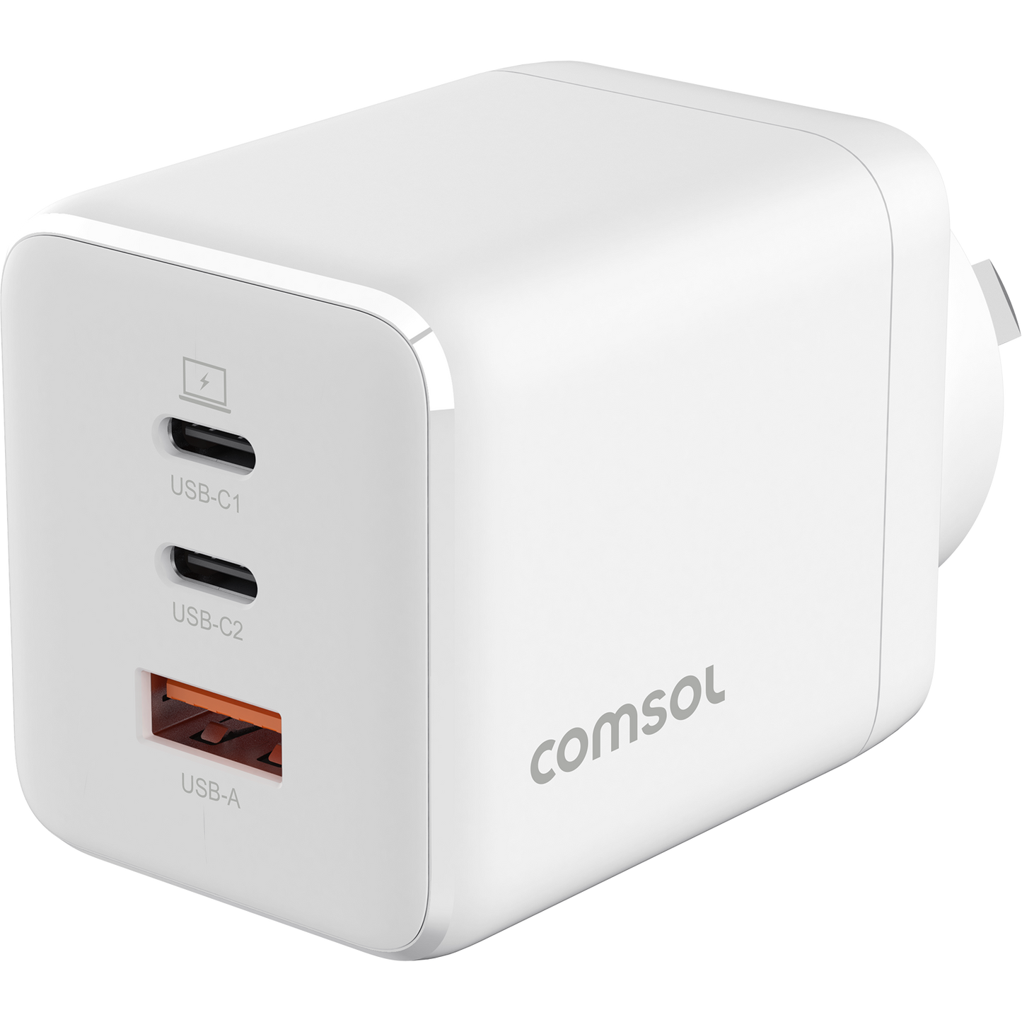 Comsol 100W GaN USB Wall Charger 2 x USB-C & USB-A