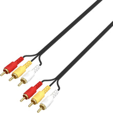 10mtr 3 x RCA Male to 3 x RCA Male Composite Cable