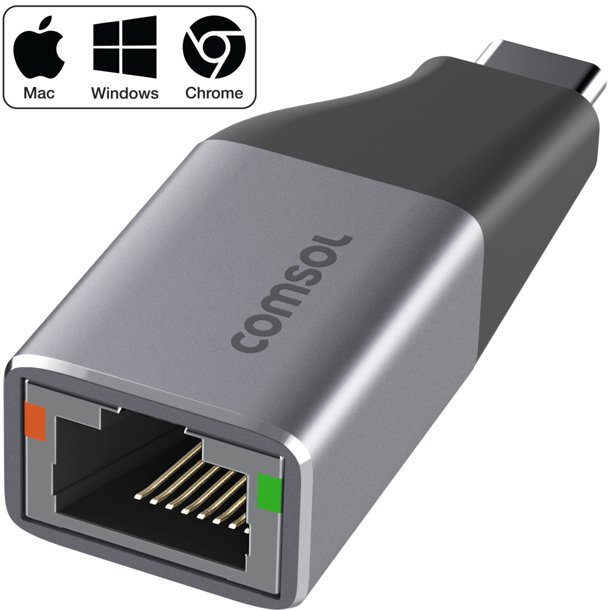 Comsol USB-C to Gigabit Ethernet Adapter