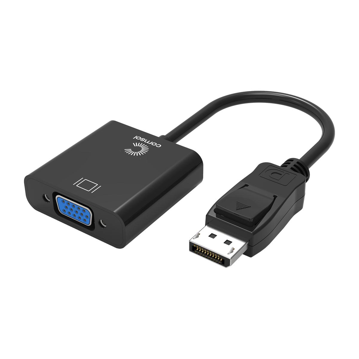 20cm DisplayPort Male to VGA Female Adapter