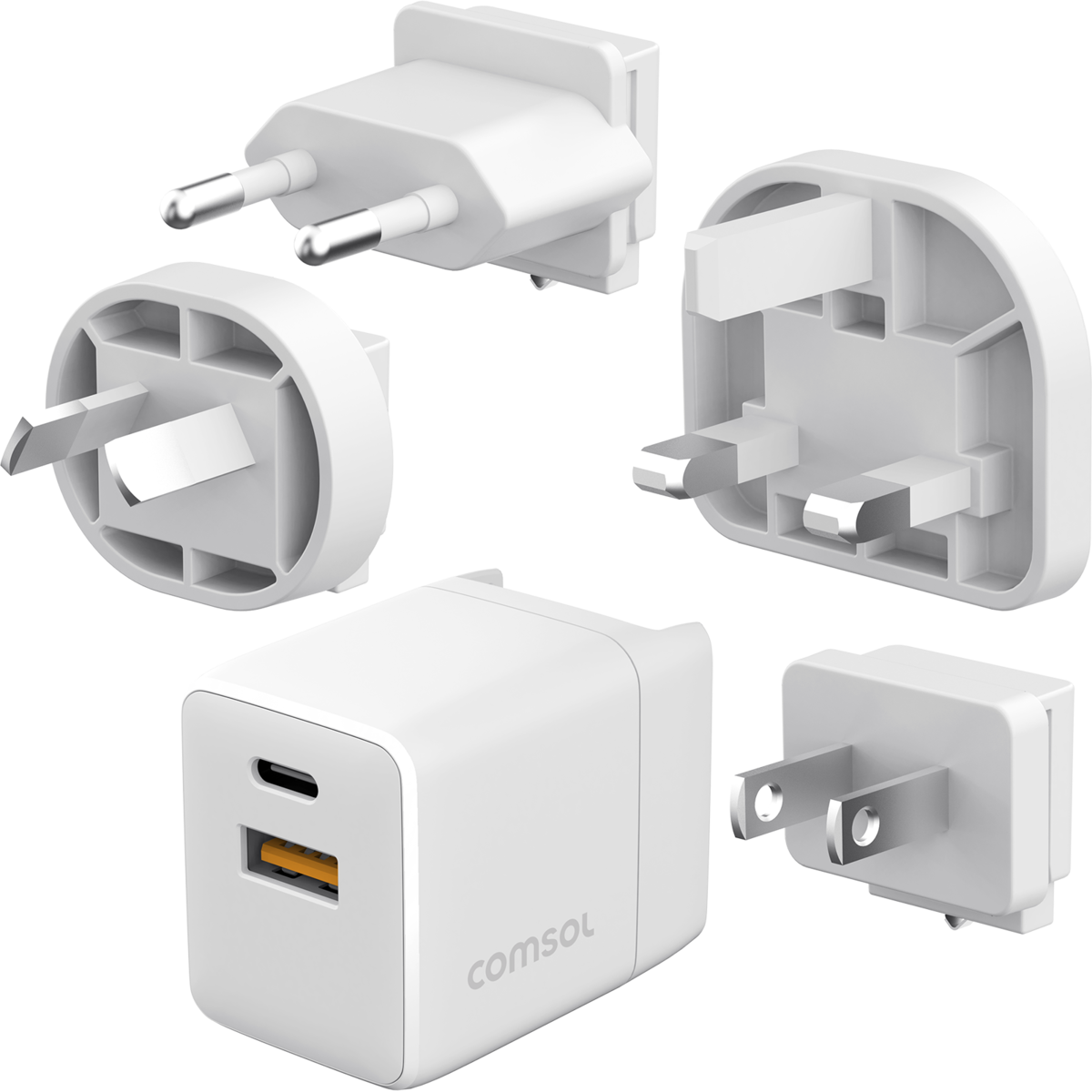 Comsol 35W 2 Port USB GaN Travel Fast Charger