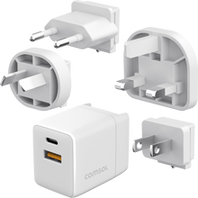 Comsol 35W 2 Port USB GaN Travel Fast Charger