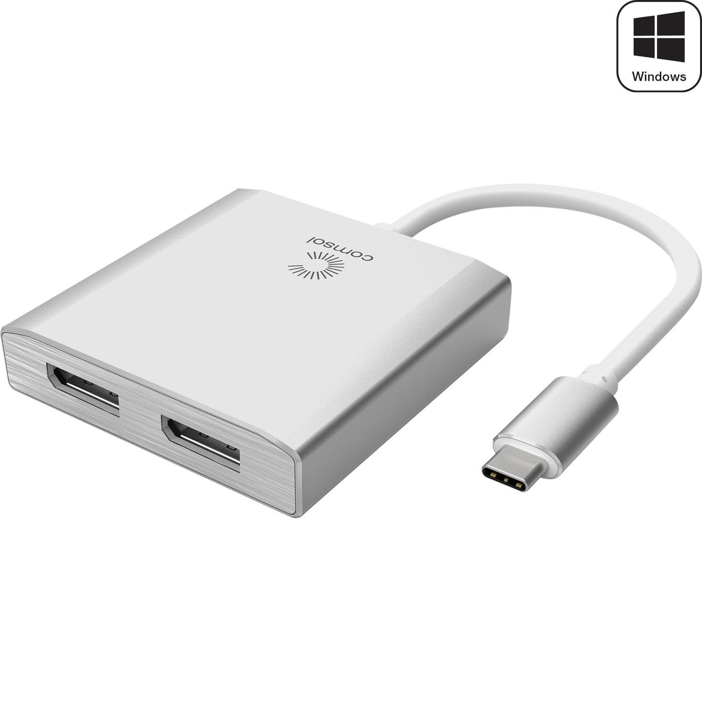 USB-C to Dual DisplayPort Adapter